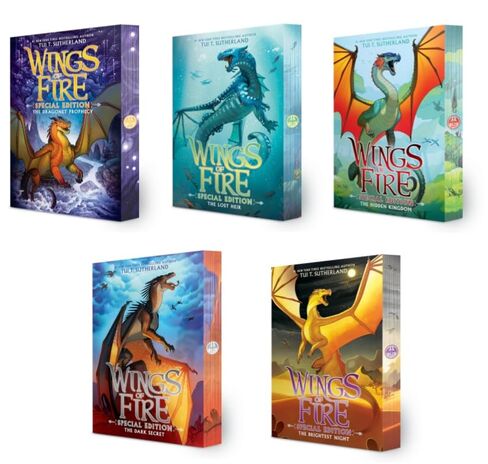 Wings of Fire: Special Edition Box Set (Books 1-5) with Vibrant Stenciled Edges & Exclusive Poster! in Saudi Arabia