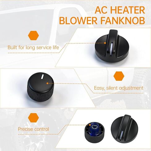 A/C Heater Control Switch Knob Set 2500 94 R4 76829 04882511 04882482 Replacement for 1994-1997 Dodge Ram 1500 2500 3500 in Saudi Arabia