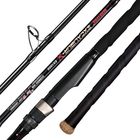 BERRYPRO Surf Spinning Rod Carbon Fiber Surf Rod Travel Fishing Rod (9'/10'/11'/12') in Saudi Arabia