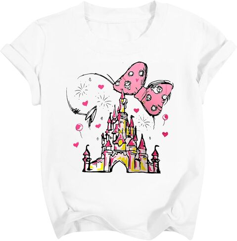 Magical Shirt for Girl: Magic Kingdom Prinecess Tshirt Princess Shirts Youth Girls Cute Tie Dye Family Vacation Trip Tee in Kuwait