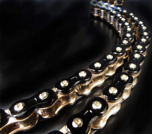 EK Motor Sport 530 Z 3D Premium Chain - 120 Links - Black/Gold in Kuwait