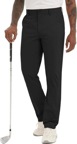 بنطال جولف رجالي من Lzzidou مقاس كلاسيكي - بنطلون سريع الجفاف ومقاوم للماء وخفيف الوزن للعمل والسفر in Kuwait