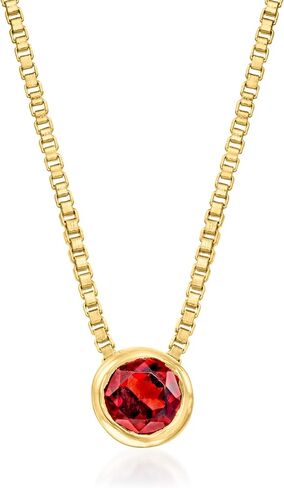 Ross-Simons 0.50 Carat Emerald Necklace in 18kt Gold Over Sterling. 18 inches in Saudi Arabia