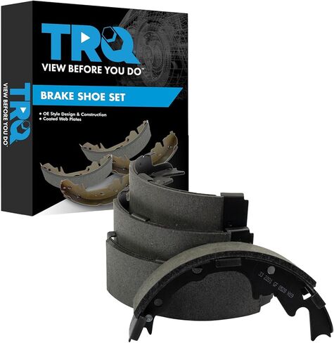 TRQ Rear Brake Shoes Compatible with 2001-2006 Jeep Wrangler in Saudi Arabia