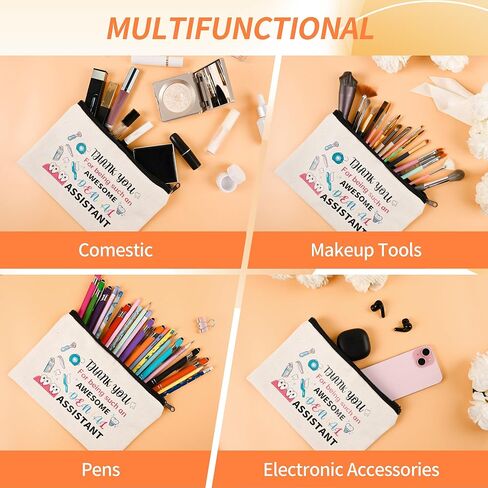 8 Pcs Dental Assistant Gifts for Women Dentist Gifts in Bulk Mothers Day, Birthday Christmas Gifts for Dental Assistant Ideas Cute Makeup Bag Makeup Pouch Cosmetic Bag (Dental Assistant) in Saudi Arabia