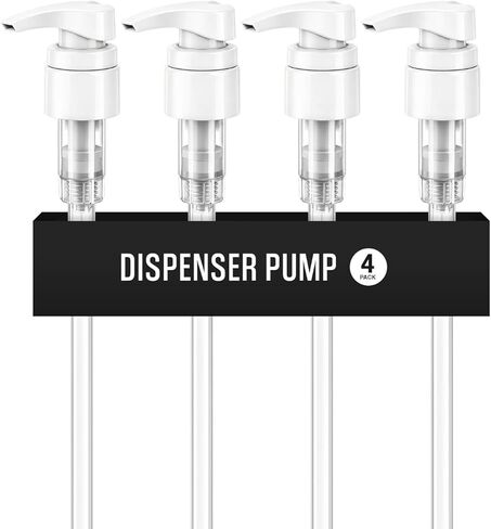Universal Shampoo/Conditioner Dispenser Pump for Bottles, Leak Proof, Pump Top Fits 1 L/33.8 oz Bottles, 28/410 Neck Size, (Variety Pack of 2) in Kuwait
