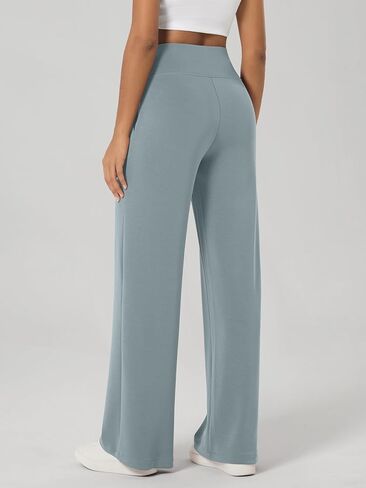 ODODOS Women's Modal Soft Adjustable Wide Leg Pants – High Waist Relaxed Fit Casual Pants with Pockets, 29" Inseam in Saudi Arabia