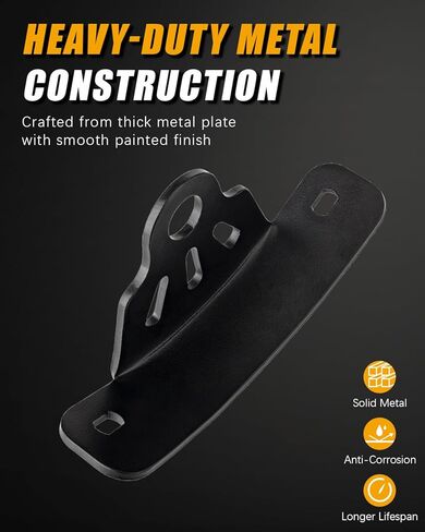 Motorcycle 3/4" Axle Hole License Plate Bracket Curved Side Mount License Plate Holder Aftermarket Fits for Sportster Bobber Chopper and Custom Cruiser Motorcycles (Small, 0.75inch) in Saudi Arabia