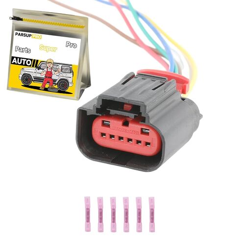 1Pcs 6-Way/Pin Mass Air Flow Connector Sensor Socket Repair Wiring Harness Auto Waterproof Plug Pigtail for Ford F-150 250 350 for Lincoln 2011-2017 Replace BR31-12B579-AA in Saudi Arabia