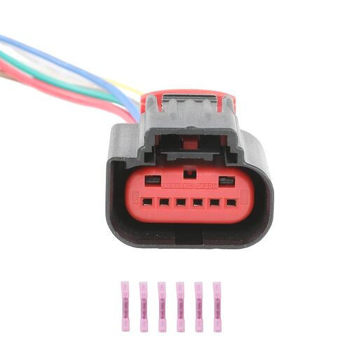 1Pcs 6-Way/Pin Mass Air Flow Connector Sensor Socket Repair Wiring Harness Auto Waterproof Plug Pigtail for Ford F-150 250 350 for Lincoln 2011-2017 Replace BR31-12B579-AA in Saudi Arabia