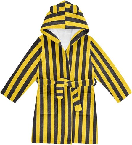 رداء حمام بغطاء للرأس، رداء ناعم من القطيفة، ملابس نوم دافئة، طباعة منزلية، مع جيوب in Kuwait