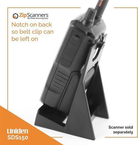 Desktop Stand for Uniden SDS150 & SDS100 Police Scanner & All Handheld Scanners (SR30C, BCD436HP, BCD325P2, BC125AT, TRX-1) Stand Upright & Toggle Between Frequencies, Scanner not Included in Kuwait