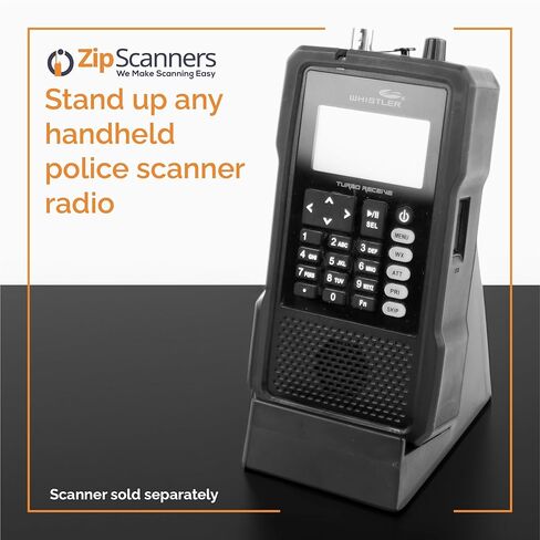 Desktop Stand for Uniden SDS150 & SDS100 Police Scanner & All Handheld Scanners (SR30C, BCD436HP, BCD325P2, BC125AT, TRX-1) Stand Upright & Toggle Between Frequencies, Scanner not Included in Kuwait