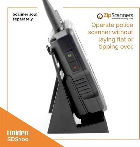 Desktop Stand for Uniden SDS150 & SDS100 Police Scanner & All Handheld Scanners (SR30C, BCD436HP, BCD325P2, BC125AT, TRX-1) Stand Upright & Toggle Between Frequencies, Scanner not Included in Kuwait