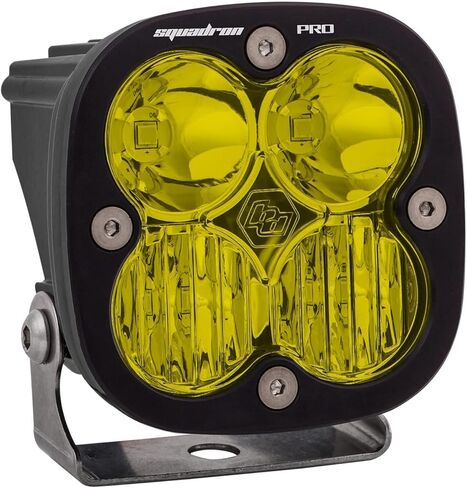 Baja Designs Squadron Pro Black LED Light Pod (Spot; Amber) in Saudi Arabia