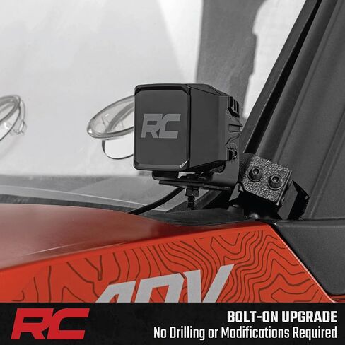 Rough Country 2" LED Cube Lights for Polaris Xpedition ADV 5-4,800 Lumens, 60W CREE LEDs, Spot-Focus Beam, Bolt-On Off-Road LED Light in Saudi Arabia