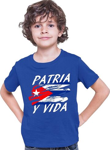 Go All Out Youth Patria y Vida Cuba Pride Freedom T-Shirt in Saudi Arabia