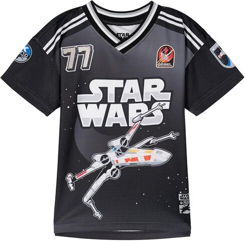 STAR WARS Mesh Soccer Jersey Athletic T-Shirt Toddler to Big Kid Sizes (2T - 18-20) in Saudi Arabia