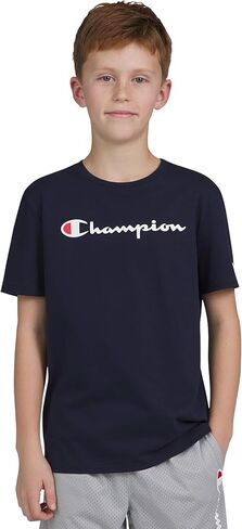 Champion Boys Champion Boys Tee Shirt Short Sleeve Logo T-Shirt for Kids in Saudi Arabia
