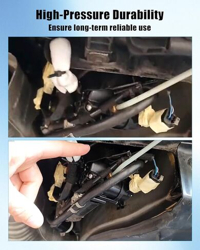 M8 Valve Suspension Accessories Compatible with Mercedes Benz W164 W211 W222 W220 W166 Audi A6 A8, Straight Connectors with 5M Air Line Hose Replace 1643201025 1643200925 1643200225, 10Pcs in Saudi Arabia