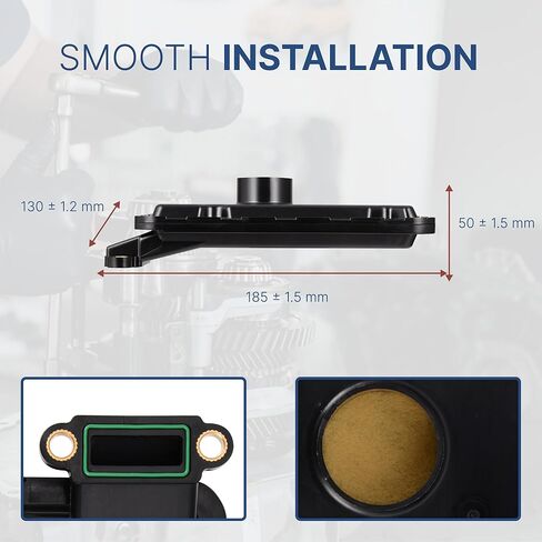فلتر ناقل الحركة الأوتوماتيكي مع حشية المقلاة متوافق مع Hyundai Sonata 2010-2019، Tucson 2010-2021، Kia Sorento 2011-2018، Optima 2010-2019 يستبدل B458 in Kuwait