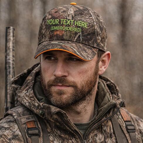 Custom Hat Add Your Own Text Embroidered Adjustable Size Curved Bill Cap in Saudi Arabia