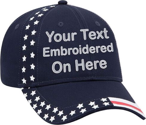 Custom Hat Add Your Own Text Embroidered Adjustable Size Curved Bill Cap in Saudi Arabia