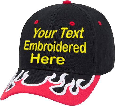 Custom Hat Add Your Own Text Embroidered Adjustable Size Curved Bill Cap in Saudi Arabia