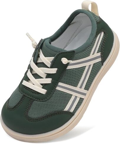 LeIsfIt Toddler Shoes Boys Girls Wide Barefoot Shoes Kids Slip on Casual Sneakers Breathable Non-Slip Sneakers for Walking Play School Tennis in Saudi Arabia