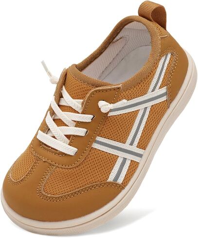 LeIsfIt Toddler Shoes Boys Girls Wide Barefoot Shoes Kids Slip on Casual Sneakers Breathable Non-Slip Sneakers for Walking Play School Tennis in Saudi Arabia