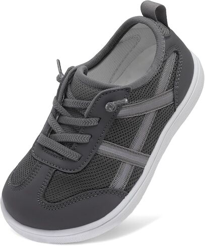LeIsfIt Toddler Shoes Boys Girls Wide Barefoot Shoes Kids Slip on Casual Sneakers Breathable Non-Slip Sneakers for Walking Play School Tennis in Saudi Arabia