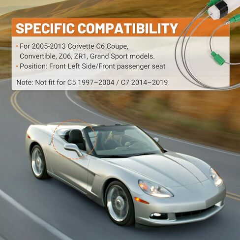 Window Regulator Repair Kit Fits for Chevrolet Corvette C6 2005-2013 Front Right Side Passenger Side Window, Fixes Stuck/Jammed Windows in Kuwait