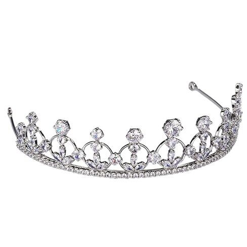 Gemlux 14K Gold Floral Moissanite Versatile Bridal Tiara, suitable for wedding dresses and parties, is a thoughtful gift for her, birthday celebrations and bridal showers. (Style 3) in Saudi Arabia