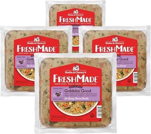 Stella & Chewy's FreshMade طعام الكلاب الجيد الطازج المجمد والخالي من الحبوب، كيس 16 أونصة (عبوة من 4 قطع) in Saudi Arabia