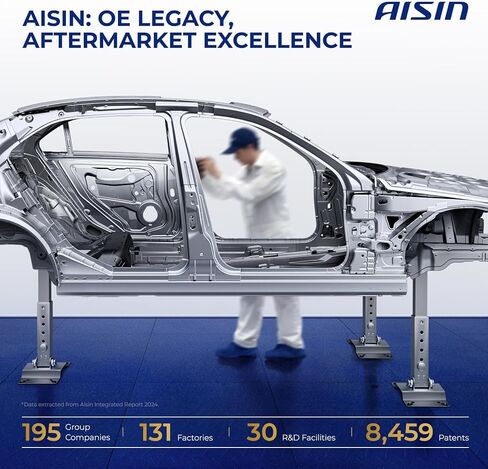 AISIN ACCF-00577 Air Conditioner AC Compressor - Compatible with Subaru Forester 2007-2014, Impreza 2008-2014, WRX 2015-2016, WRX STI 2015-2019 - 2.0L 2.5L - with 4-Pulley Groove, with Clutch in Kuwait