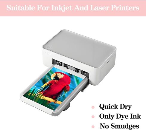 400 ورقة ورق صور لامع مقاس 4 × 6 بوصة 200 جرام في المتر المربع ورق صور لامع للطباعة النافثة للحبر وطباعة الصور وتقويم بطاقات التهنئة in Kuwait