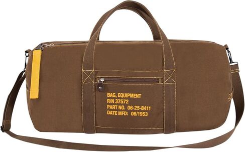 Rothco Canvas Equipment Duffle Bag – Travel & Gym Bag with Heavyweight Cotton Canvas Material – Great for Storing Gear, Clothing, and More – Navy Blue – 24 Inches in Saudi Arabia