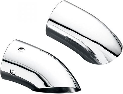Kuryakyn 7606 Motorcycle Accent Accessory: Turndown Exhaust Extensions for 2001-17 Honda Gold Wing GL1800 & F6B Motorcycles, Chrome, 1 Pair in Saudi Arabia