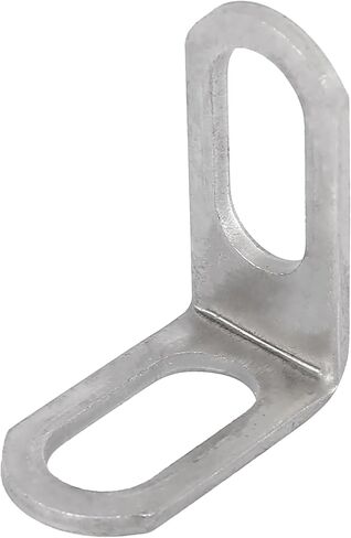 Motoforti 23mm 0.9" Motorcycle Exhaust Pipe Bracket L Shape Muffler Mounting Clamp Stainless Steel Silver Tone in Saudi Arabia