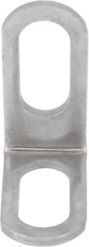 Motoforti 23mm 0.9" Motorcycle Exhaust Pipe Bracket L Shape Muffler Mounting Clamp Stainless Steel Silver Tone in Saudi Arabia