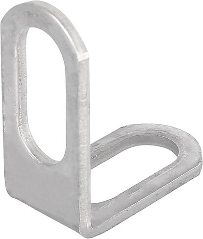 Motoforti 23mm 0.9" Motorcycle Exhaust Pipe Bracket L Shape Muffler Mounting Clamp Stainless Steel Silver Tone in Saudi Arabia