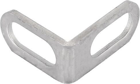 Motoforti 23mm 0.9" Motorcycle Exhaust Pipe Bracket L Shape Muffler Mounting Clamp Stainless Steel Silver Tone in Saudi Arabia