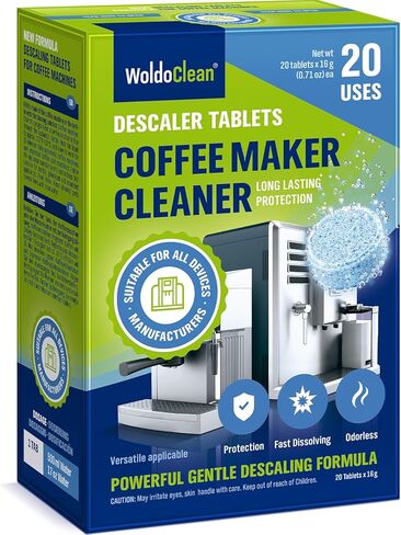 Descaler Tablets for Coffee Machine & Kettle for 15 uses - compatible with Keurig, Nespresso, Ninja, Delonghi, Miele and Coffee Maker Pot in Saudi Arabia