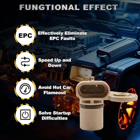 12591720 مستشعر موضع عمود الحدبات مناسب لـ 2007-2013 Chevy Silverado 1500 Suburban Tahoe Express، GMC Sierra Yukon Savana، Cadillac Escalade CTS، Saab 9-7X #12568983 917-744 in Saudi Arabia