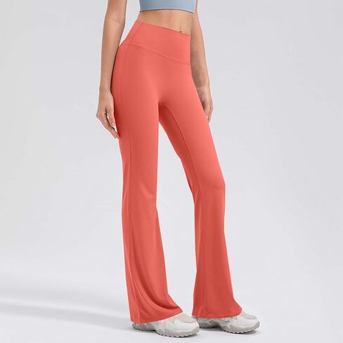 Anjikang المرأة البطن التحكم مضيئة طماق عالية الخصر Bootcut تجريب اليوغا السراويل العصرية بعقب رفع الصالة الرياضية سلس الجوارب in Kuwait
