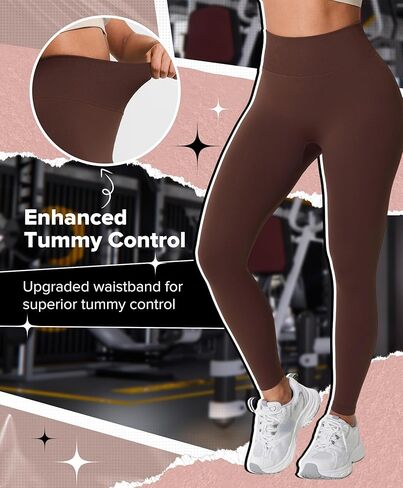 BRXL Scrunch Butt Lifting Tummy Control High Waist Workout Leggings for Women Seamless Compression Gym Yoga Leggings in Saudi Arabia