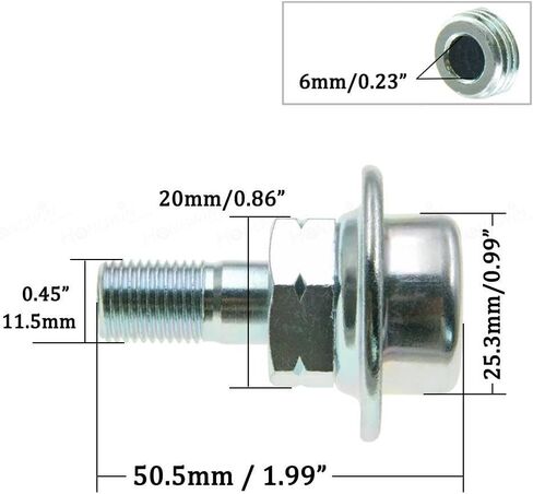 Fuel Injection Pressure Pulsation Damper for Mazda 323 1.5L 98-03 F201-20-180 in Saudi Arabia