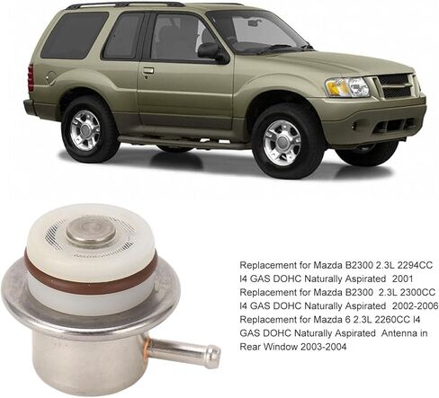Fuel Pressure Regulator Damper YL8Z 9F775AA, Direct Replacement Restores Engine Performance Fuel Efficiency for B2300 2.3L in Saudi Arabia