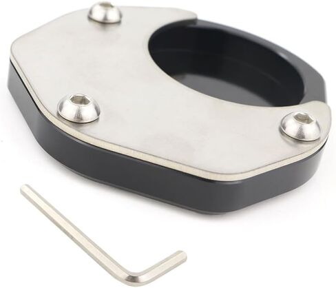 Kickstand Side Stand Enlarger Fit for KLR650 2008-2024, Motorcycle Kickstand Shoe Extension Enlarger Plate Pad in Saudi Arabia