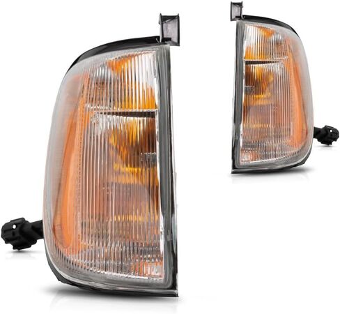 For 1998-2000 Nissan Frontier Pair Park/Signal Lights Driver and Passenger Side NI2520124 NI2521124 | 26125-7Z425 26120-7Z425 in Saudi Arabia